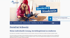 Desktop Screenshot of fernuni.ch