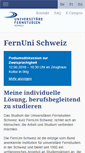 Mobile Screenshot of fernuni.ch
